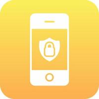 Mobile Security Vector Icon