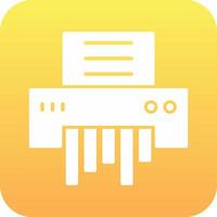 Paper Shredder Vector Icon