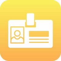 Identity Card Vector Icon
