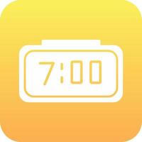 Digital Clock Vector Icon