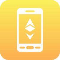 Ethereum Smartphone Vector Icon