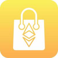 Ethereum Bag Vector Icon