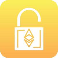 Ethereum UnLock Vector Icon