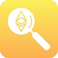 Ethereum Search Vector Icon