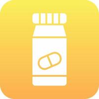 Pills Bottle Vector Icon