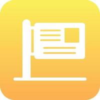 Billboard Vector Icon
