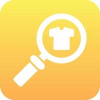Cloth Search Vector Icon