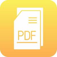 Pdf File Vector Icon