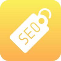 seo etiqueta vecto icono vector