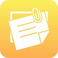 Sticky Notes Vector Icon