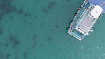 Aerial view of ship video