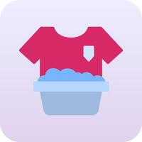 Washing Clothes Vector Icon
