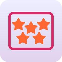 Five Star Vector Icon