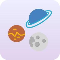 planetas vecto icono vector