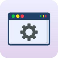 Web Page Setting Vector Icon