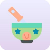 bebé comida vecto icono vector