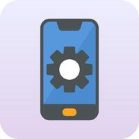 Mobile Setting Vector Icon