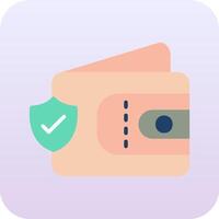 Wallet Secure Vector Icon