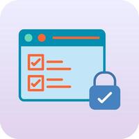 Secure Data Vector Icon