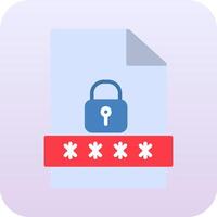 File Password Vector Icon
