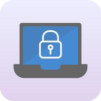 Laptop Lock Vector Icon