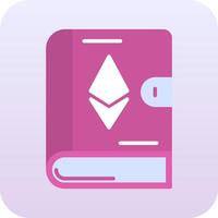 Ethereum Book Vector Icon