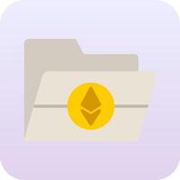 Ethereum Folder Vector Icon