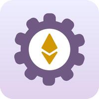 Ethereum Setting Vector Icon