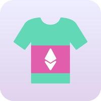Ethereum Tshirt Vector Icon