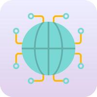 Digtal World Vector Icon