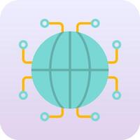 Digtal World Vector Icon