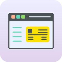 Web Payment Vector Icon