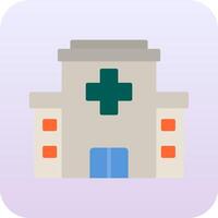 Hospital Building Vector Icon