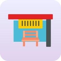 Bus Stop Vector Icon