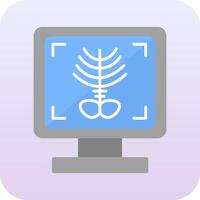 X-ray Bone Vector Icon