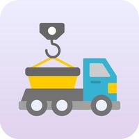 Skip Truck Vector Icon