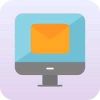 Computer Email Vector Icon