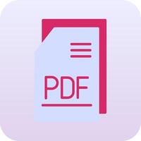 Pdf File Vector Icon