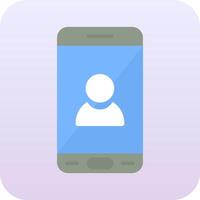 Mobile User Vector Icon