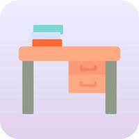 Work Desk Vector Icon