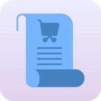 Shopping List Vector Icon