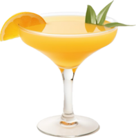 ai generiert Orange Cocktail png