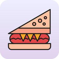 Sandwich Vecto Icon vector