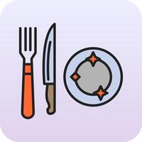 Dinning Vecto Icon vector