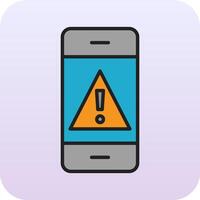 Mobile Alert Vector Icon