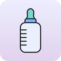 Baby Bottle Vecto Icon vector