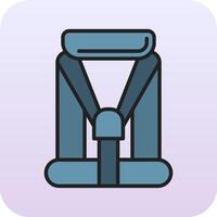 Car Seat baby Vector Icon