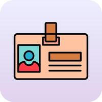 Identity Card Vector Icon