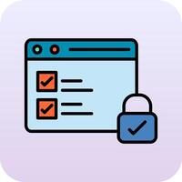 Secure Data Vector Icon