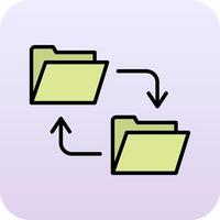 Data Transfer Vecto Icon vector